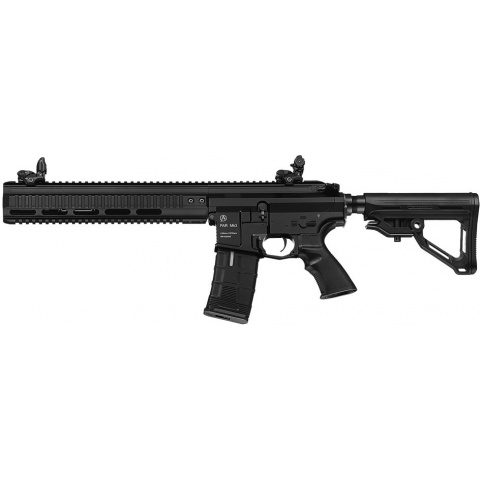 ICS PAR MK3 CQB MTR AEG Full Metal 12.5-inch RIS - REAR WIRED - BLACK
