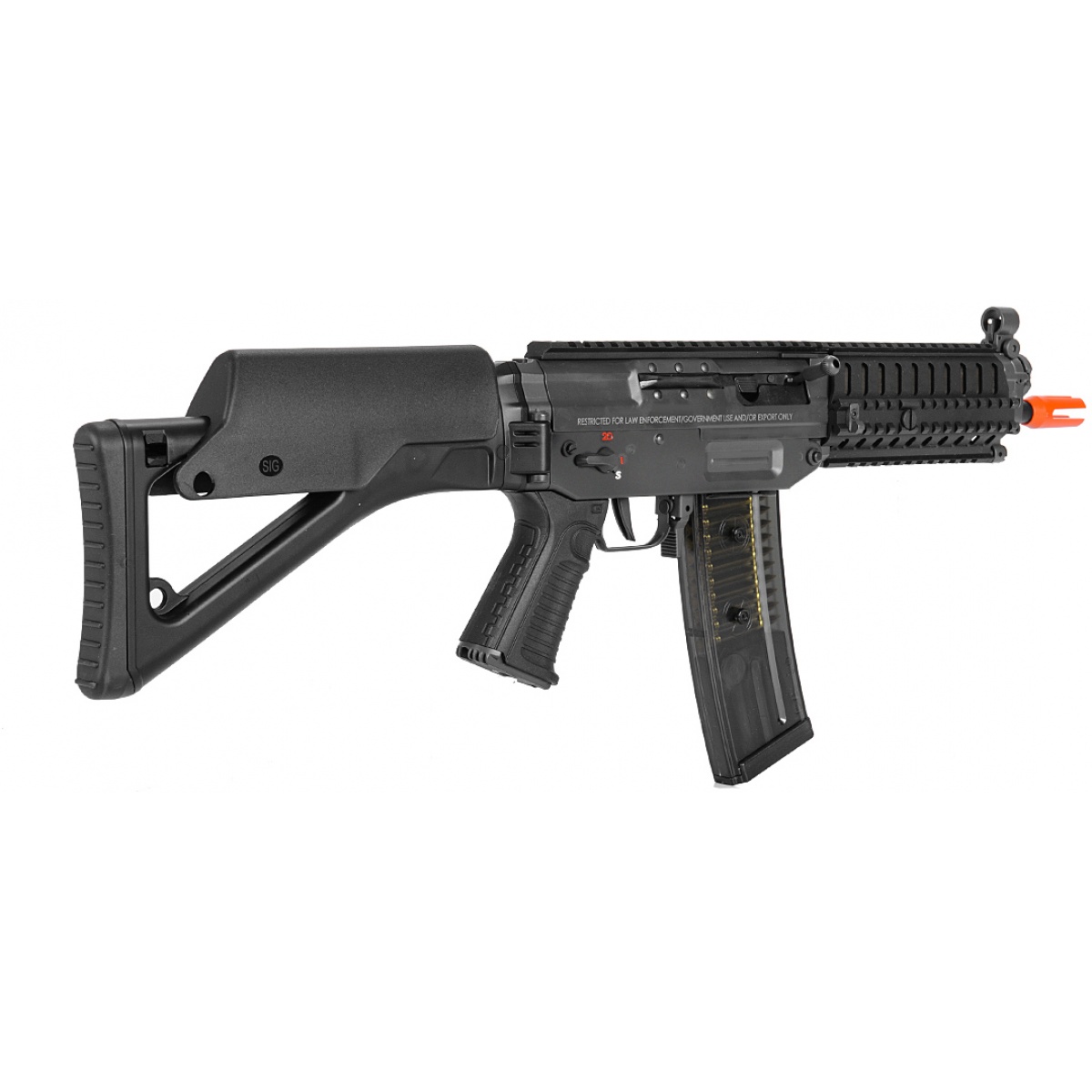 ICS Airsoft SIG SG 552 MRS Full Metal AEG w/ Top Rail BLACK Airsoft