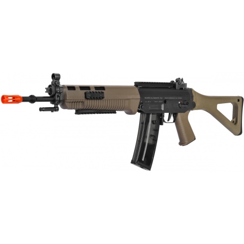 ICS Airsoft SIG 551 AEG Full Metal Long Barrel Rifle - DARK EARTH