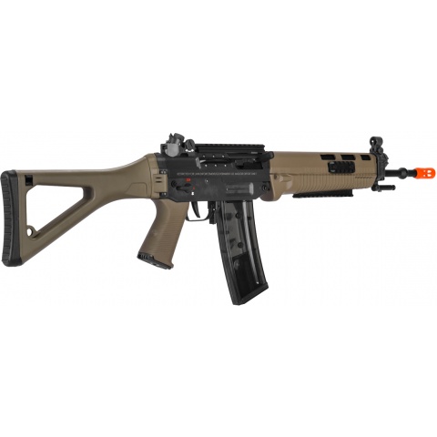 ICS Airsoft SIG 551 AEG Full Metal Long Barrel Rifle - DARK EARTH