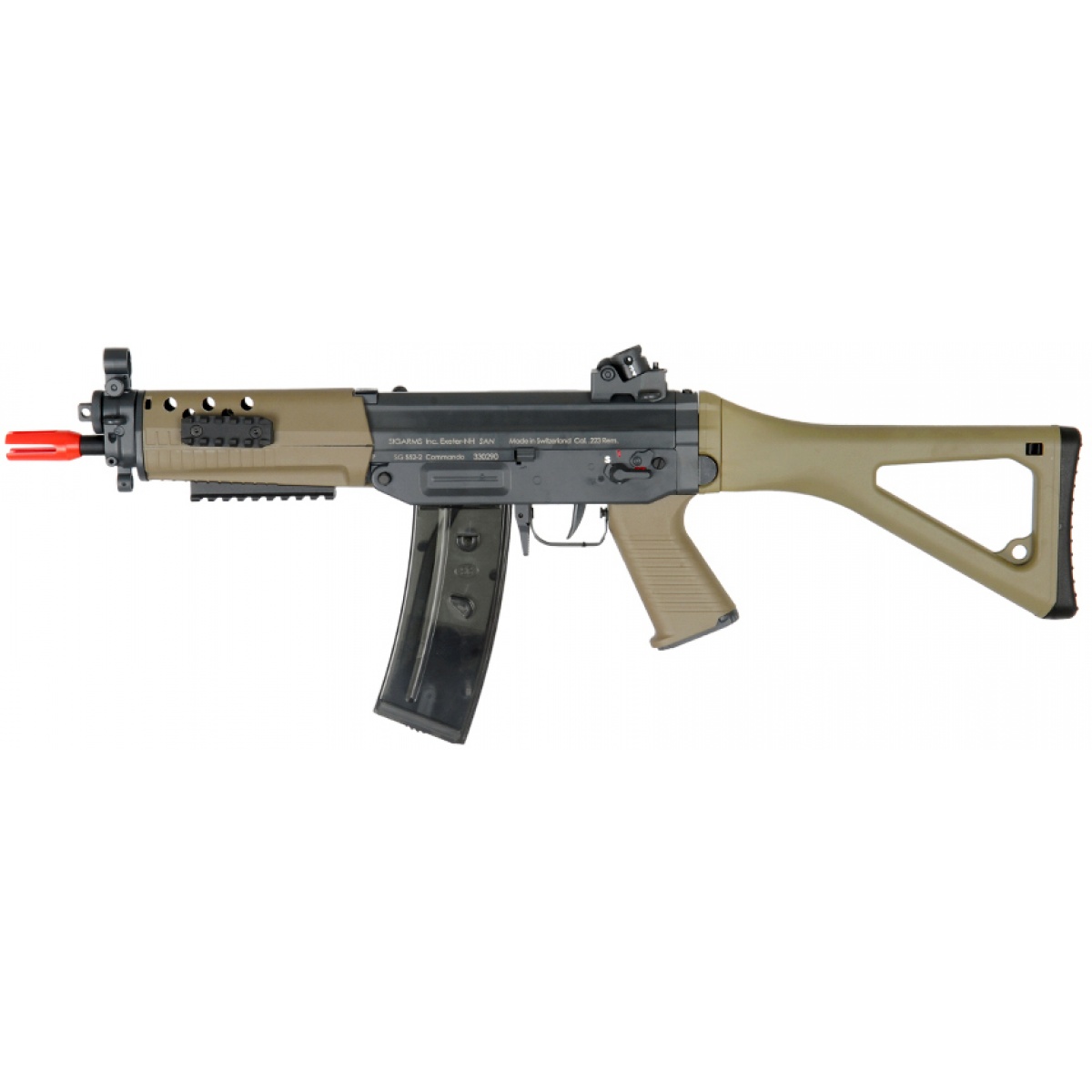ICS Airsoft SIG 552 Commando AEG Tactical Folding Stock DARK EARTH
