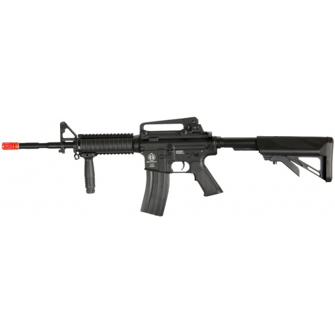 ICS Airsoft M4 AEG w/ RIS Crane Stock SOPMOD Version - BLACK