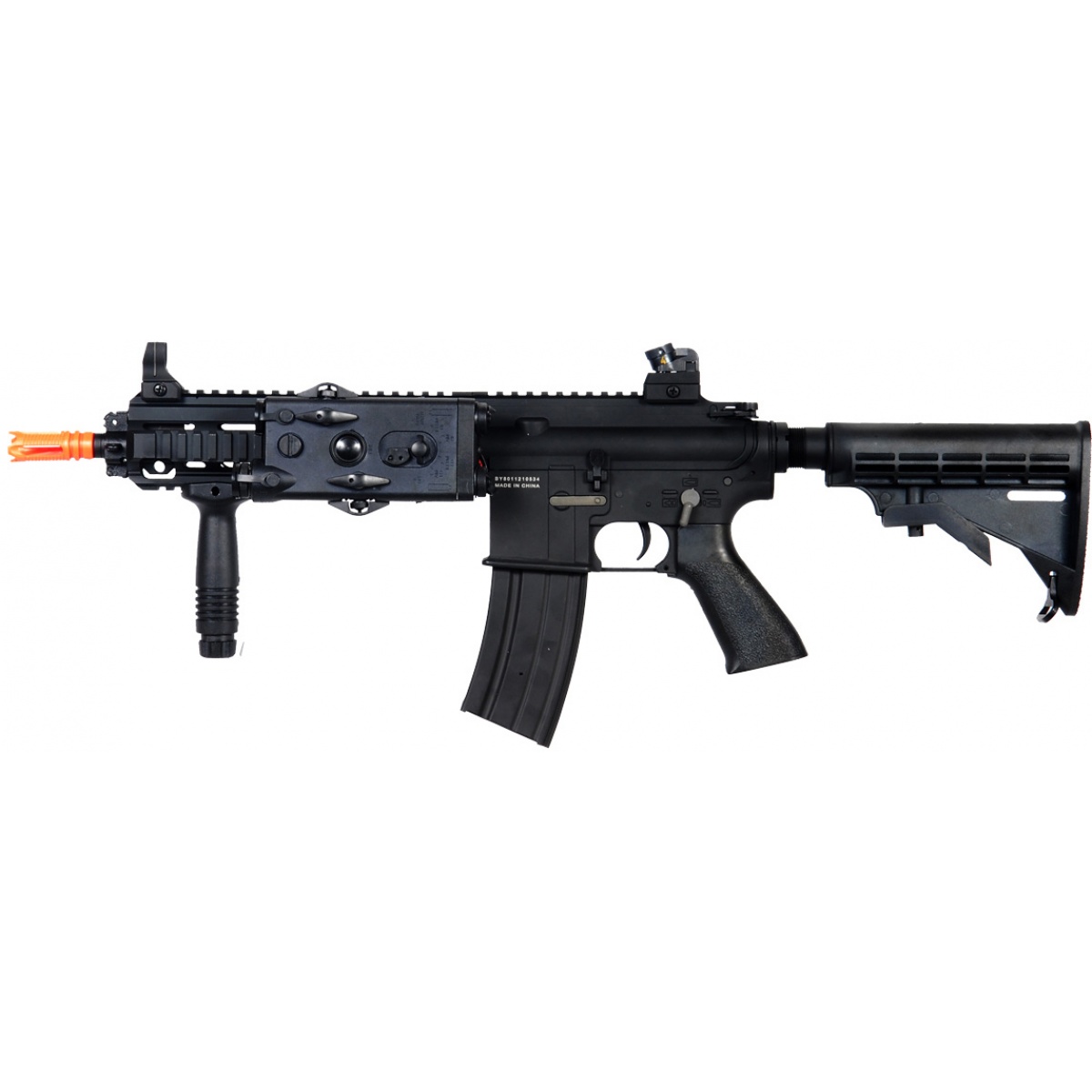 DBoys Airsoft MK416 AEG Full Metal Vertical Foregrip LE Stock BLACK Airsoft Megastore