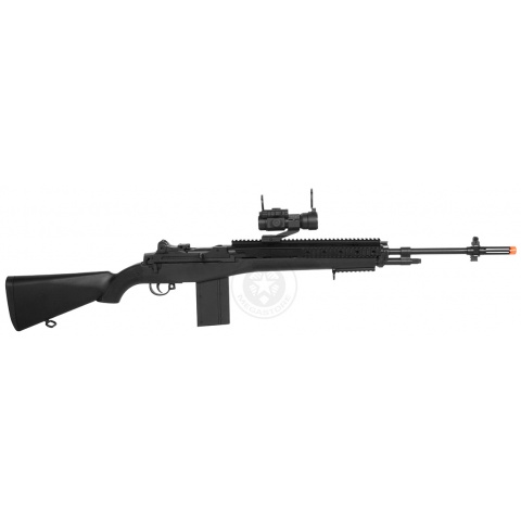 400 FPS AGM Airsoft M14 RIS Spring Sniper Rifle w/ Red Dot
