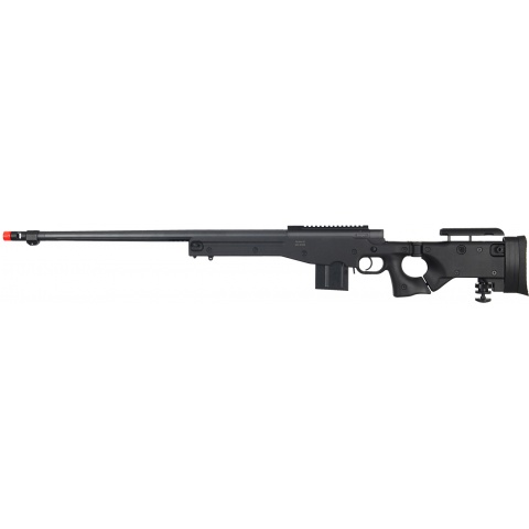 Well Airsoft L96 AWP BOLT Action Rifle w/ Fluted Barrel - BLACK