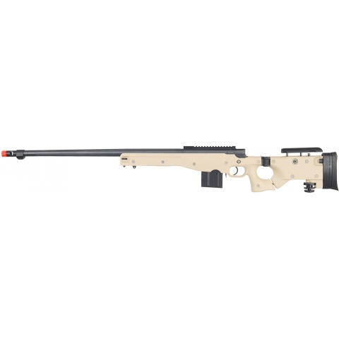 Well Airsoft L96 AWP BOLT Action Rifle w/ Fluted Barrel - TAN