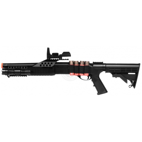 350 FPS AGM Airsoft Tactical Pump Action Shotgun w/ Flashlight
