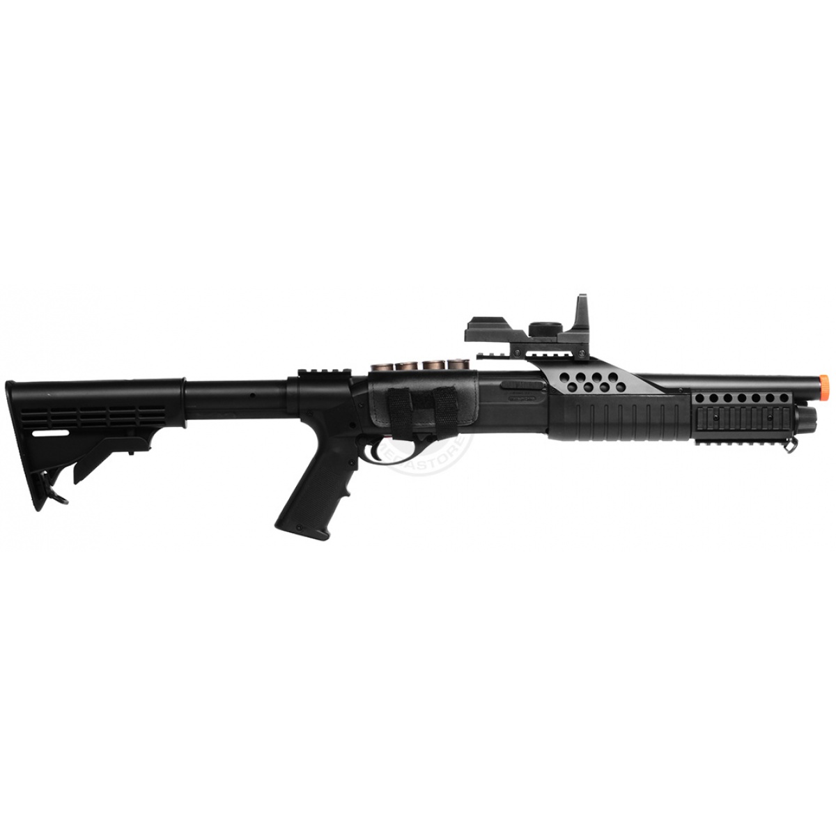 350 FPS AGM Airsoft Tactical Pump Action Shotgun w/ Flashlight
