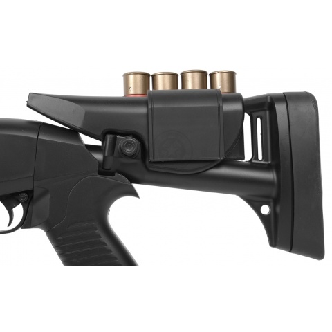 AGM Airsoft M500 Single Shot Pump Action Retractable Stock Shotgun