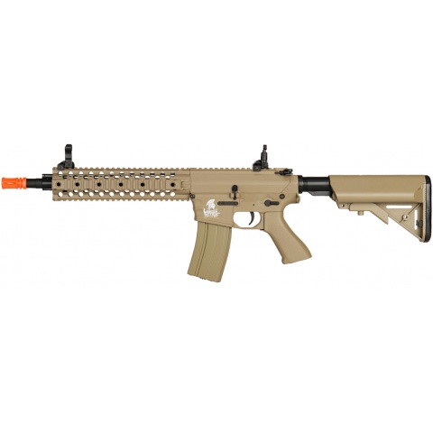 Lancer Tactical M4 RIS EVO LT-12T Metal Gearbox Airsoft AEG Rifle - TAN