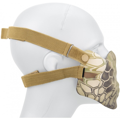 AMA Tactical Skull Lower Face Mask w/ Foam Padding - MAD