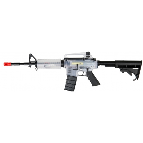 ICS Airsoft M4 AEG Clear Plastic Body Adjustable Stock