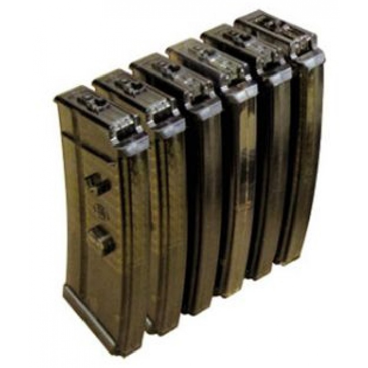 ICS Airsoft SIG Low Cap Magazines 50 Rd Cap 6 PACK BLACK Airsoft