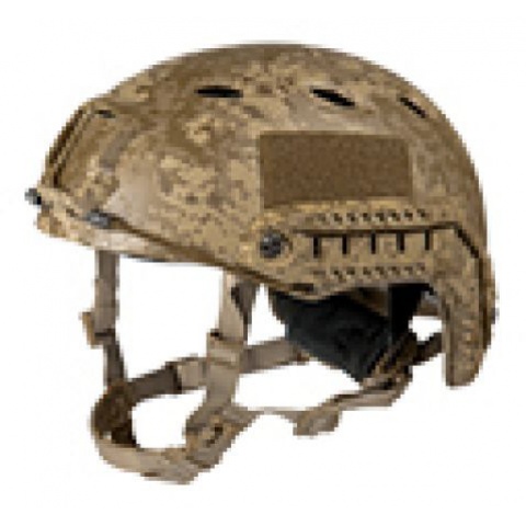 Lancer Tactical Airsoft Helmet Base Jump Type - DESERT DIGITAL - M/L