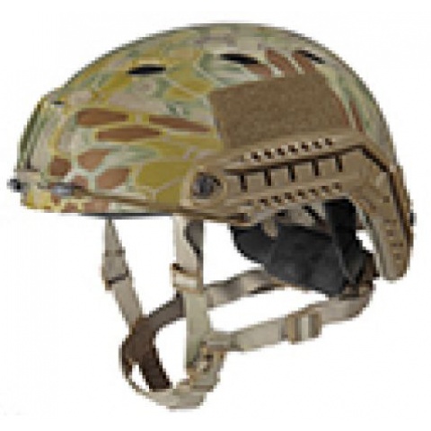 Lancer Tactical Airsoft Helmet ABS Plastic Base Jump Type - MAD - M/L