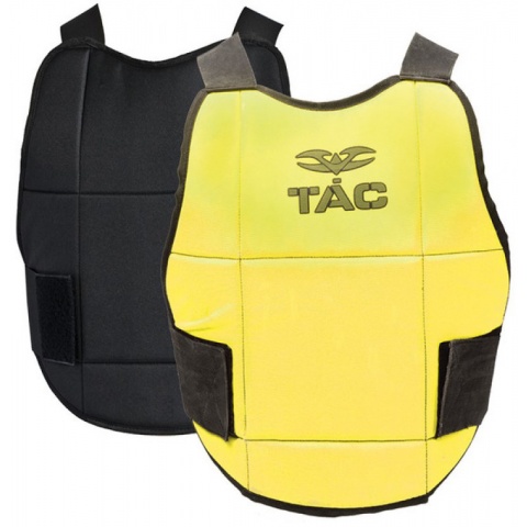 Valken V-Tac Reversible Chest Protector Pads - NEON YELLOW/BLACK