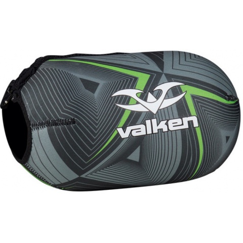 Valken Redemption Vexagon Tank Cover w/Capacity 45ci - NEON GREEN/GREY