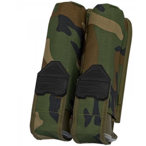 Valken V-TAC Tactical Gear Vest 2-Pod Pouch - WOODLAND