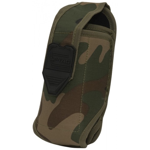 Valken V-TAC Tactical Gear Stacked 2-Mag Pouch - WOODLAND