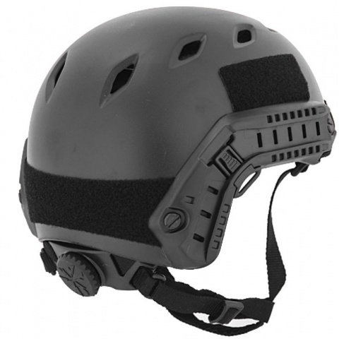 Lancer Tactical ACH Base Jump Tactical Gear Helmet - BLACK - M/L