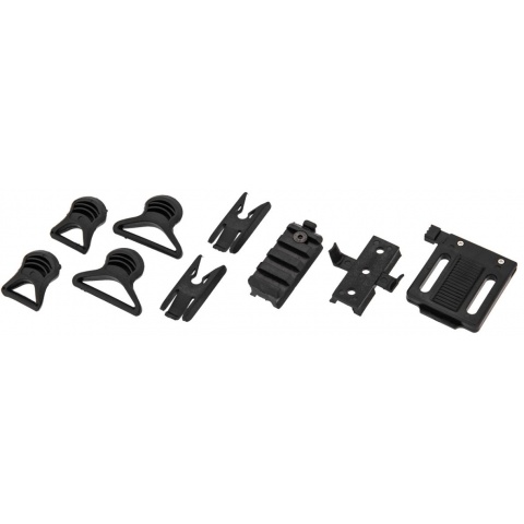 Lancer Tactical ACH Base Jump Tactical Gear Helmet - BLACK - M/L