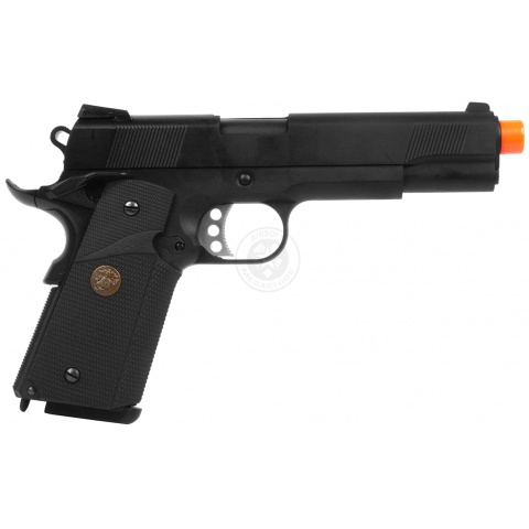WE Tech M1911 MEU Tanio Koba Airsoft Gas Blowback Pistol - BLACK