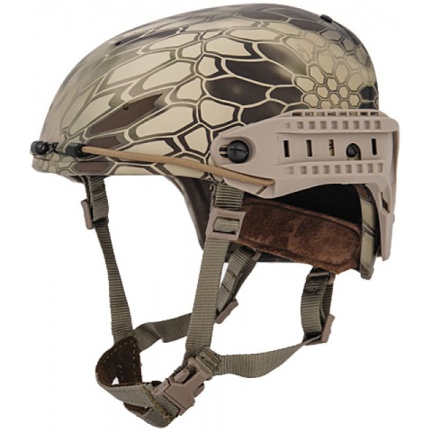 Lancer Tactical Airsoft CP AF Helmet w/ Side Rails - HLD- M/L