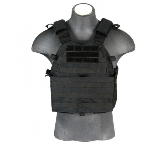 Lancer Tactical 69T4 Tactical Vest w/ Triple Mag Pouch - Black
