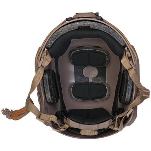 Lancer Tactical Airsoft Ballistic MH Type Helmet (Color: Tan)