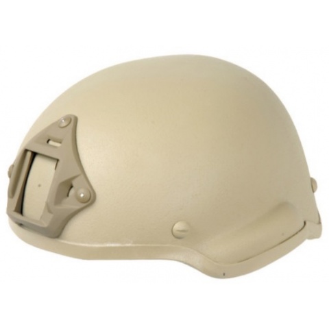Lancer Tactical MICH 2002 ABS Plastic Airsoft Helmet - DARK EARTH