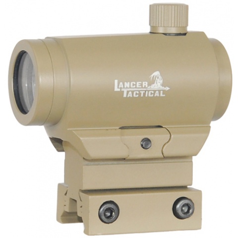 Lancer Tactical Mini 20mm Red/ Green Dot Sight - TAN