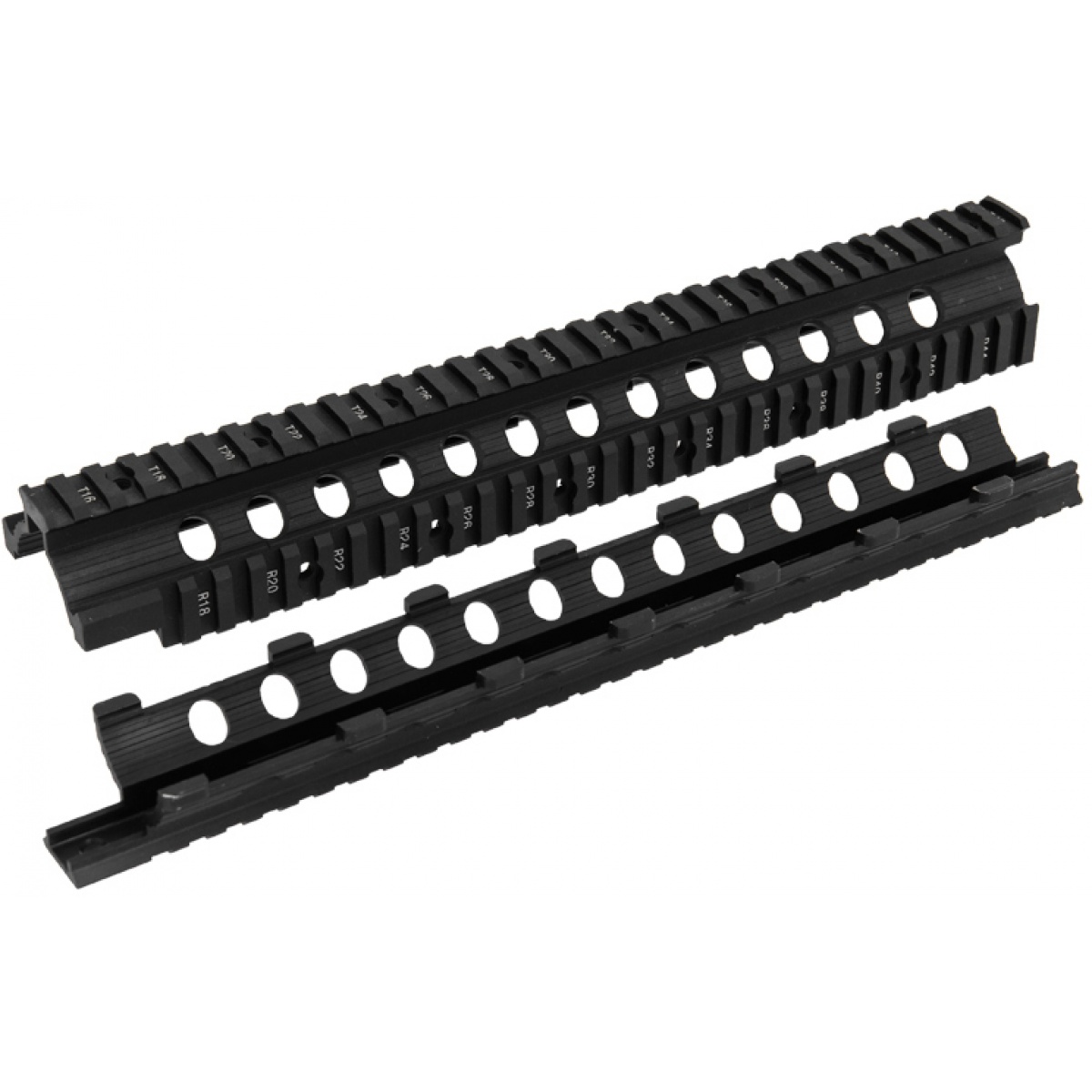 Lancer Tactical Airsoft 12Inch MFR M4 Quad RIS BLACK Airsoft Megastore