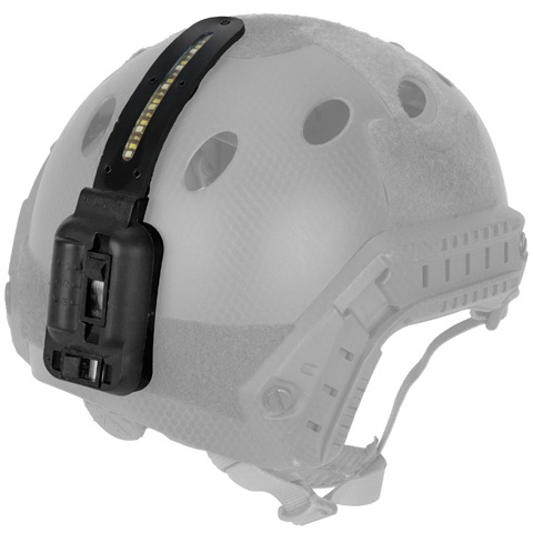 Lancer Tactical 3-Function Tactical Gear LED Helmet Light - Black