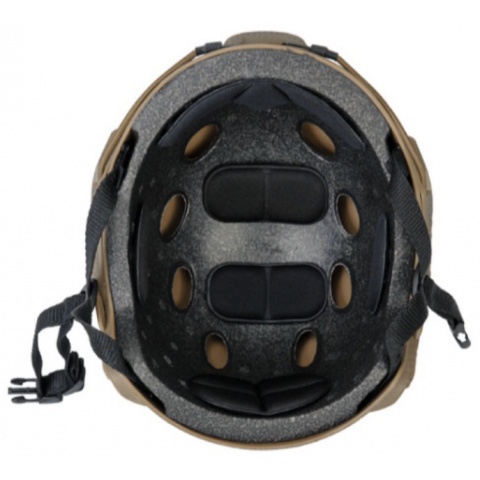 Lancer Tactical Fast Ballistic Type Gear Helmet - CUSTOM DARK EARTH