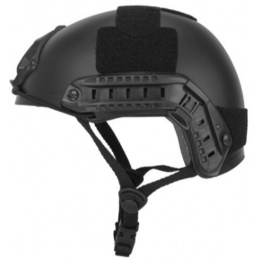 Lancer Tactical FAST Ballistic Type Tactical Gear Helmet - BLACK