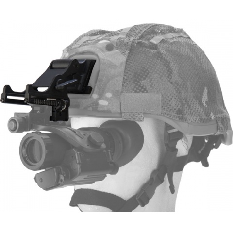 Lancer Tactical Airsoft Helmet NVG Accessory Mount - TAN