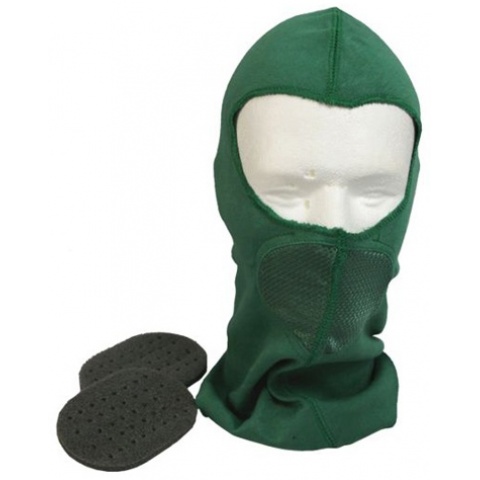 G-Force Tactical Airsoft Balaclava w/ Integrated Mouth Guard - OD