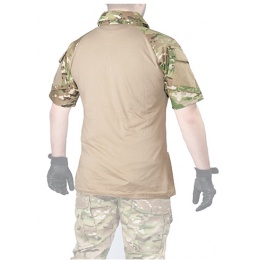 Lancer Tactical GEN2 Tactical Apparel Combat Short Sleeve Shirt - Camo - L