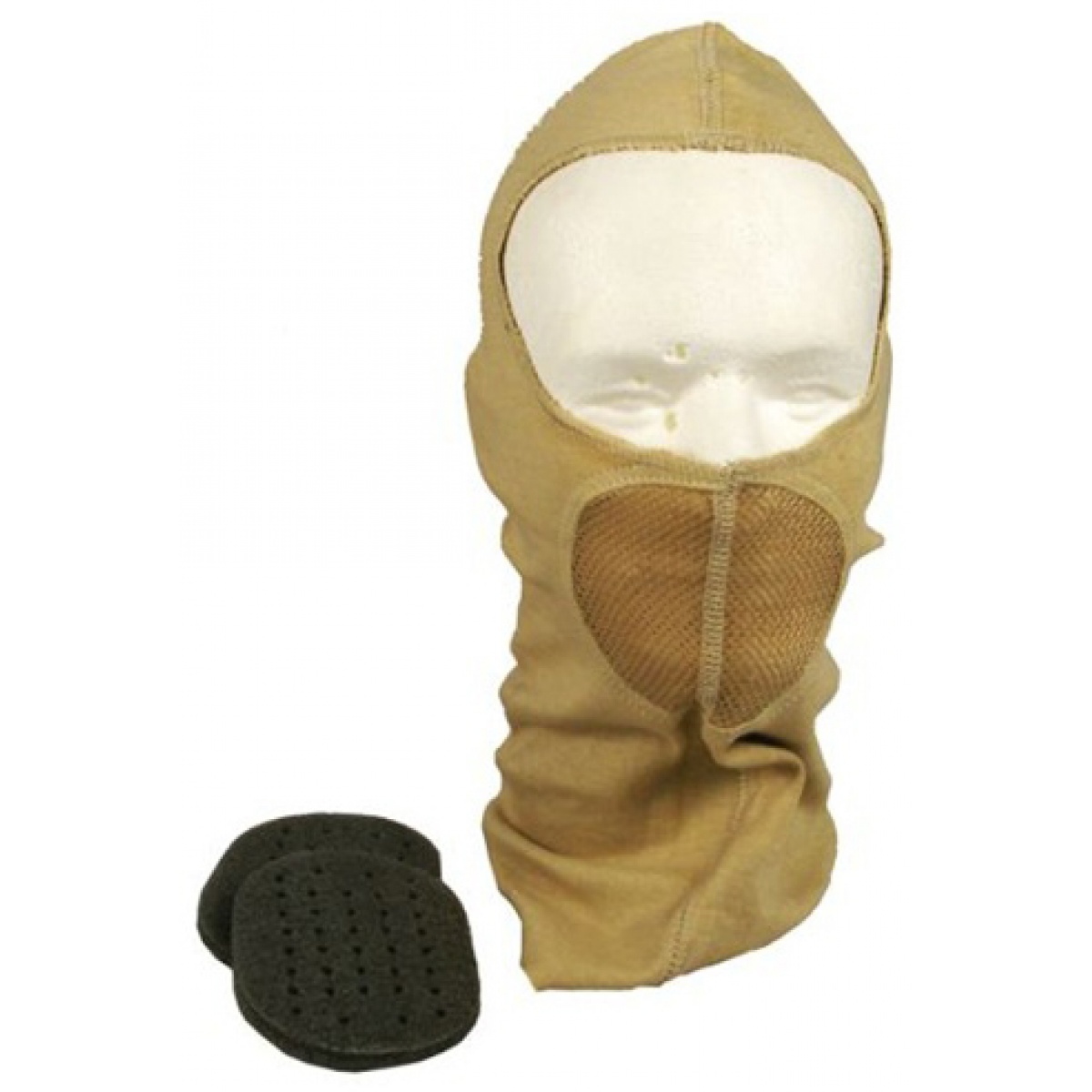 GForce Tactical Airsoft Balaclava w/ Integrated Mouth Guard TAN