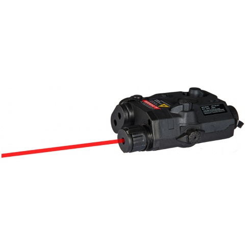 Lancer Tactical PEQ-15 LA - 5 Red Tactical laser - BK w/ Battery case