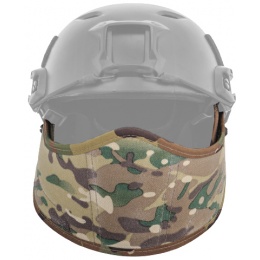 Lancer Tactical Airsoft FAST Helmet with Retractable Visor Shield Foliage Green 