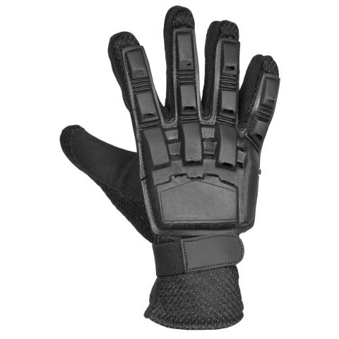 G-Force Nitrex Tactical Gloves w/ Rubberized Protection (LRG) - BLACK