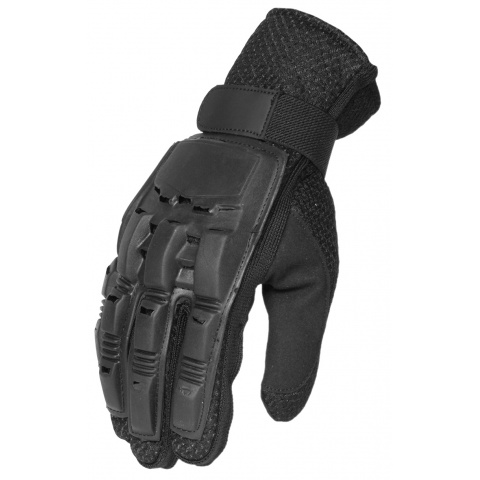 G-Force Nitrex Tactical Gloves w/ Rubberized Protection (MED) - BLACK