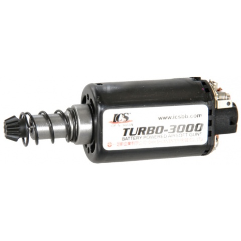 ICS Airsoft Turbo 3000 Long Pin Version 2 AEG Motor - BLACK