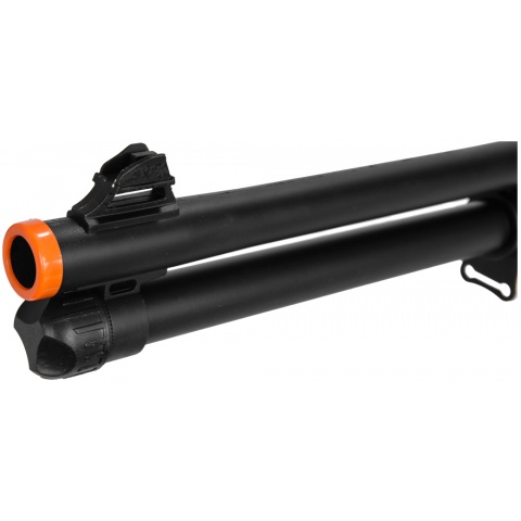 Airsoft Spring Powered Shotgun w/ Optics RIS Scope - WOOD