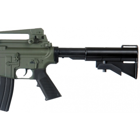 UK Arms Airsoft M4 AEG Adjustable Stock ABS Plastic - BLACK