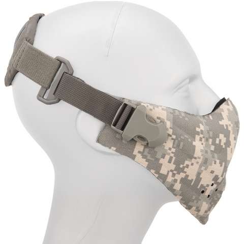 AMA Neoprene Airsoft Hard Foam Lower Face Mask - ACU