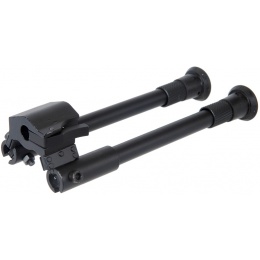 Well Airsoft MB1200 Bipod with Rail Attachment - BLACK