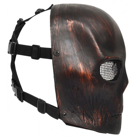 G-Force Airsoft INFERNO Wire Mesh Army Full Face Mask - Red Skull