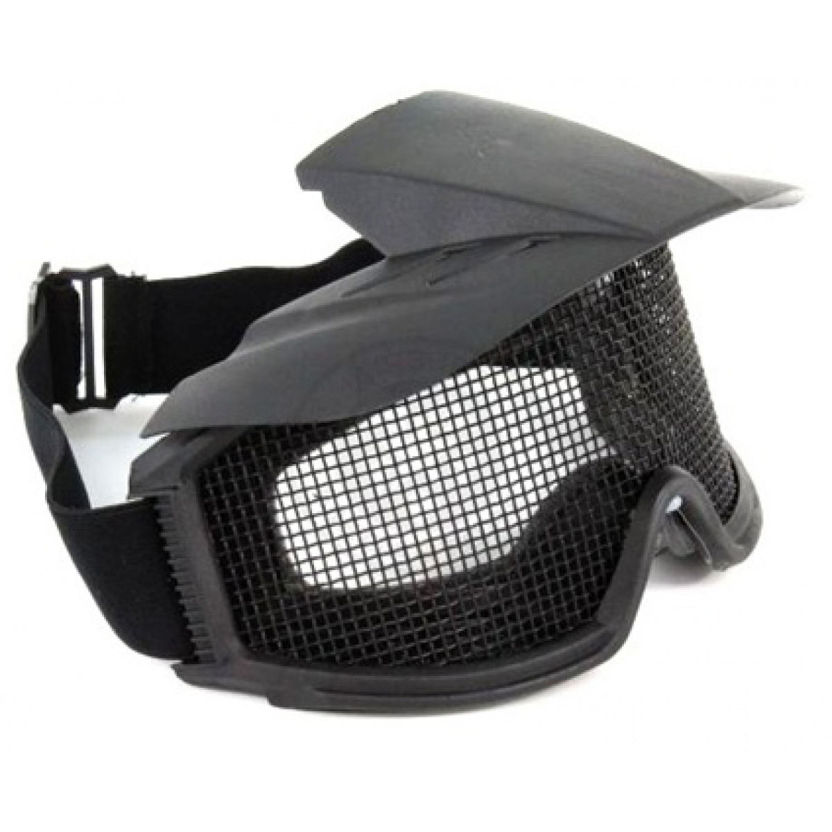 GForce Tactical Airsoft Wire Mesh Goggles w/ Visor BLACK Airsoft